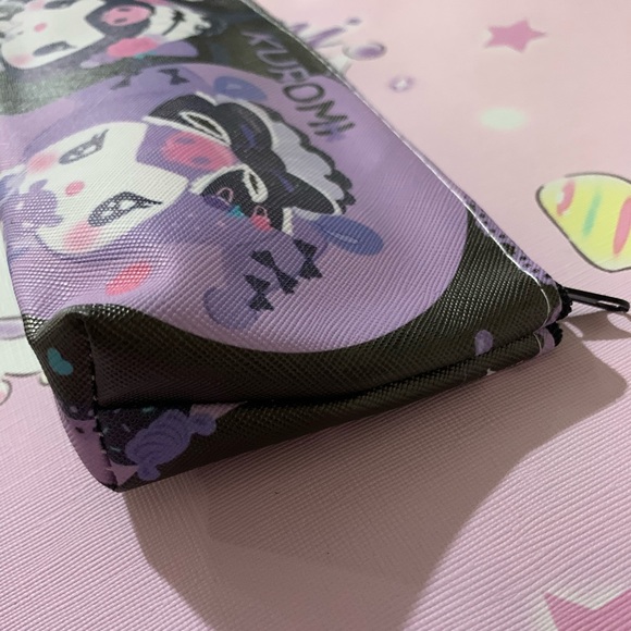 Kuromi Purple and Black Zip Pencil Pouch - Picture 6 of 14
